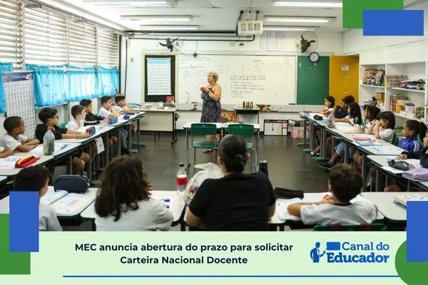 MEC abre prazo para solicitação da Carteira Nacional Docente