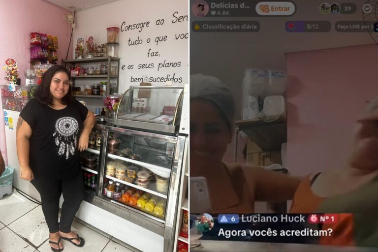 Luciano Huck ajuda confeiteira com PIX durante live em Mongaguá