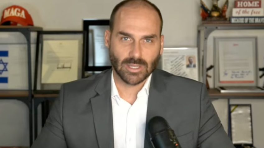 Eduardo Bolsonaro critica projeto de Paulinho da Força