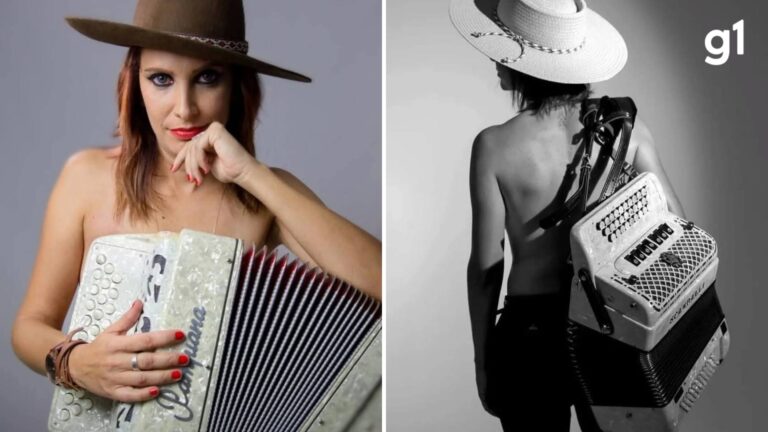 Gaiteira protesta por mais espaço para mulheres na música do RS