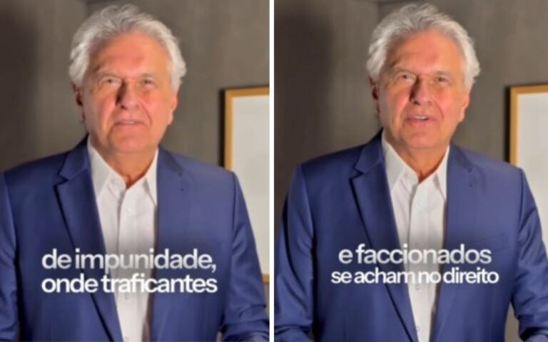 Caiado destaca coragem em megaoperação contra o crime no Rio de Janeiro
