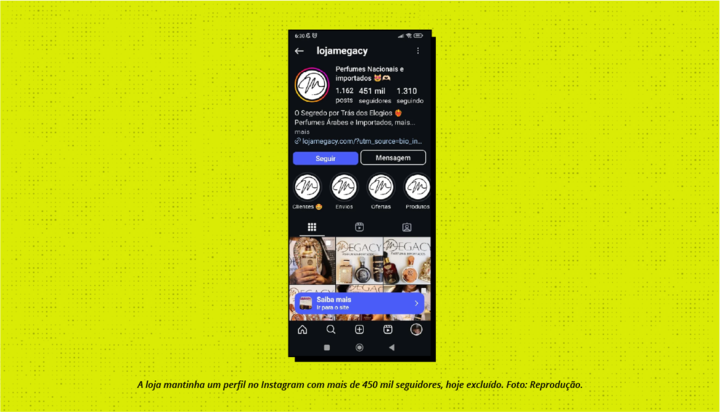 Golpe de e-commerce: perfume árabe popular nas redes atrai vítimas