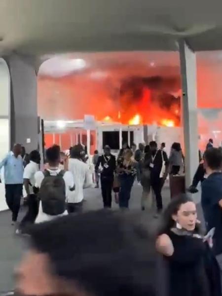Incêndio na COP 30 é controlado após evacuação da zona azul