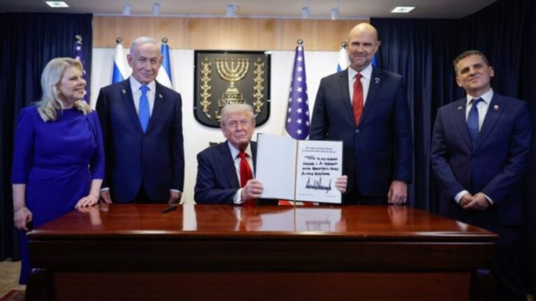 Netanyahu elogia Trump como amigo de Israel