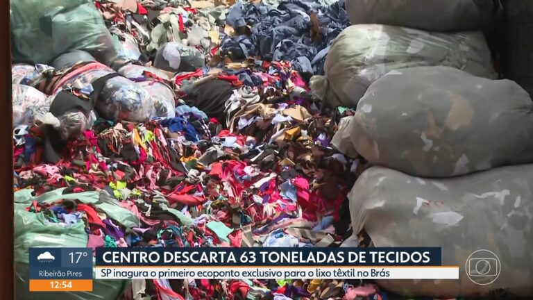 São Paulo inaugura ecoponto exclusivo para lixo têxtil no Brás