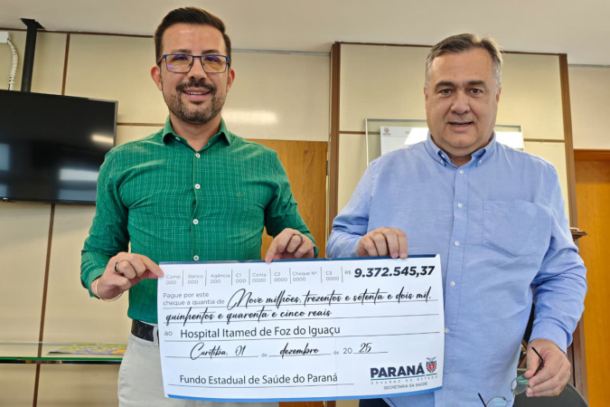 Governo do Paraná destina R$ 9,3 milhões ao Hospital Itamed para atendimento especializado