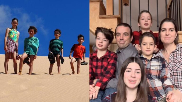 Família viaja pelo mundo para criar memórias antes da cegueira dos filhos