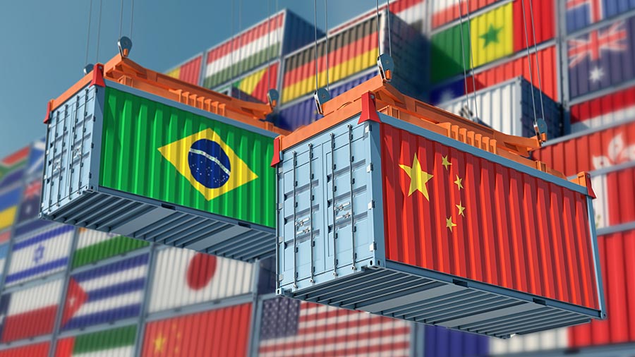 Importações da China batem recorde no Brasil