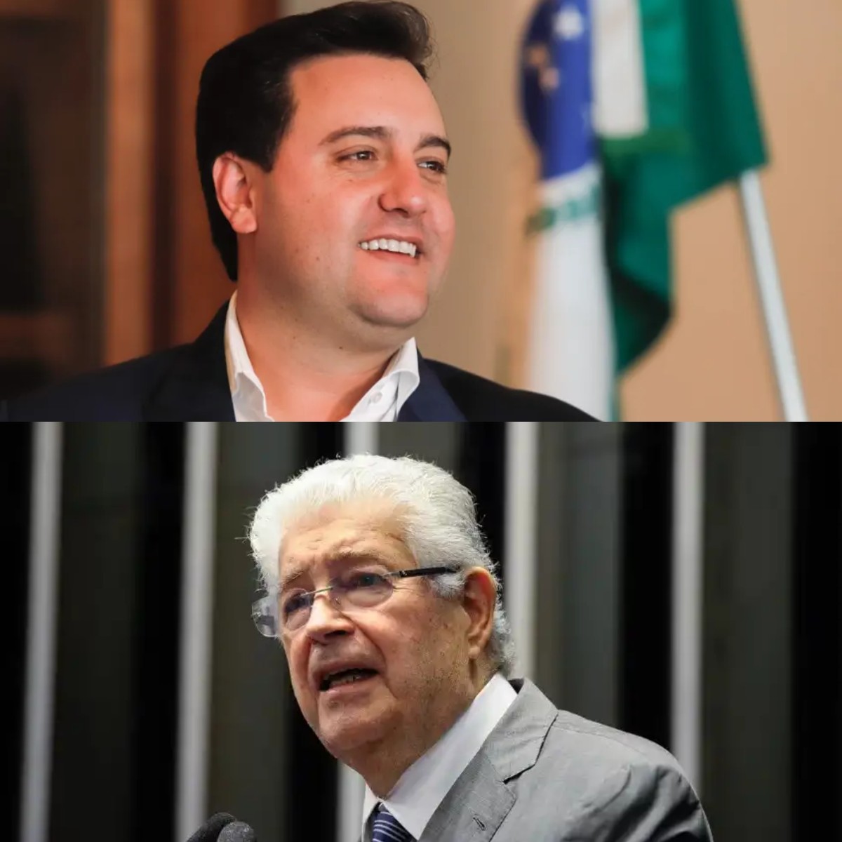 Ratinho Junior e Roberto Requião largam na frente pela vaga ao Senado no Paraná, mostra pesquisa