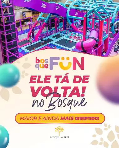 Aventura Radical no Bosque dos Ipês: Mega Tobogã e Parque Indoor Chegam para a Diversão da Família