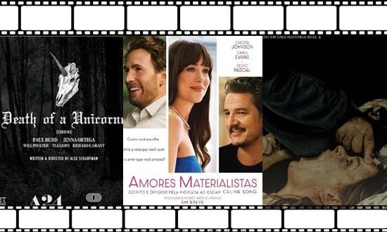Estreias da Semana: Triângulos Amorosos, Unicórnios Bizarros e Dramas Espirituais Agitam os Cinemas