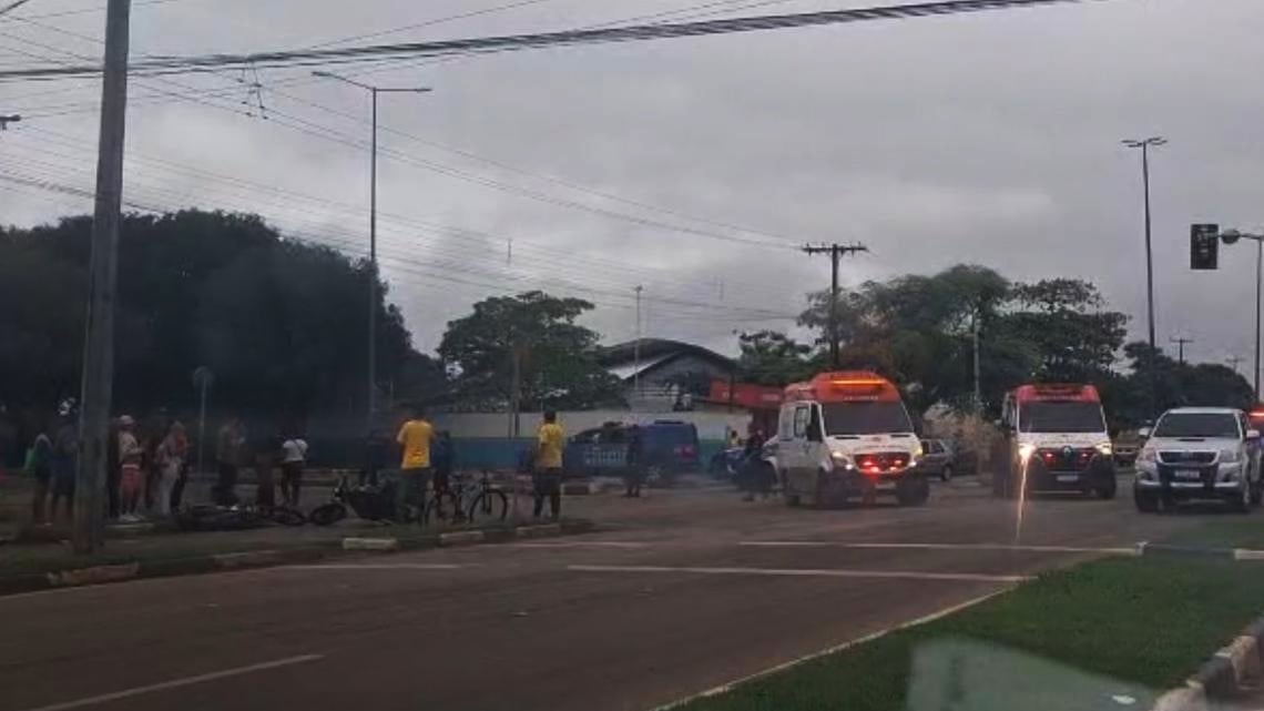 Colisão entre motocicletas deixa dois feridos em Boa Vista