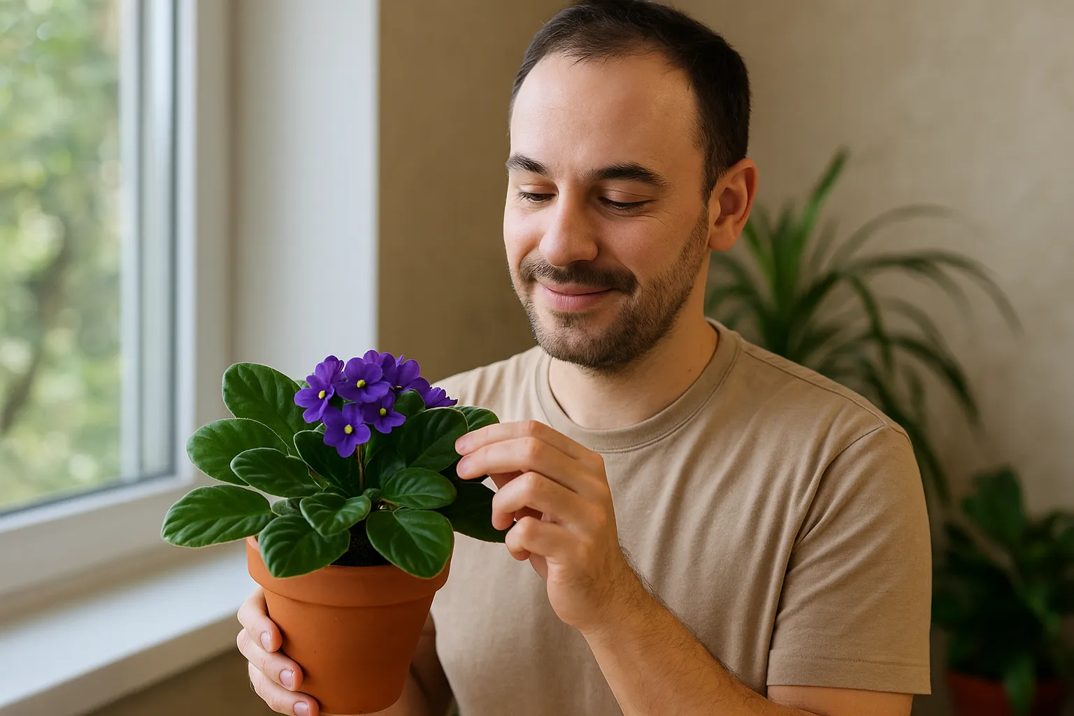 Violeta Revitalizada: O Segredo Surpreendente do Vaso de Barro