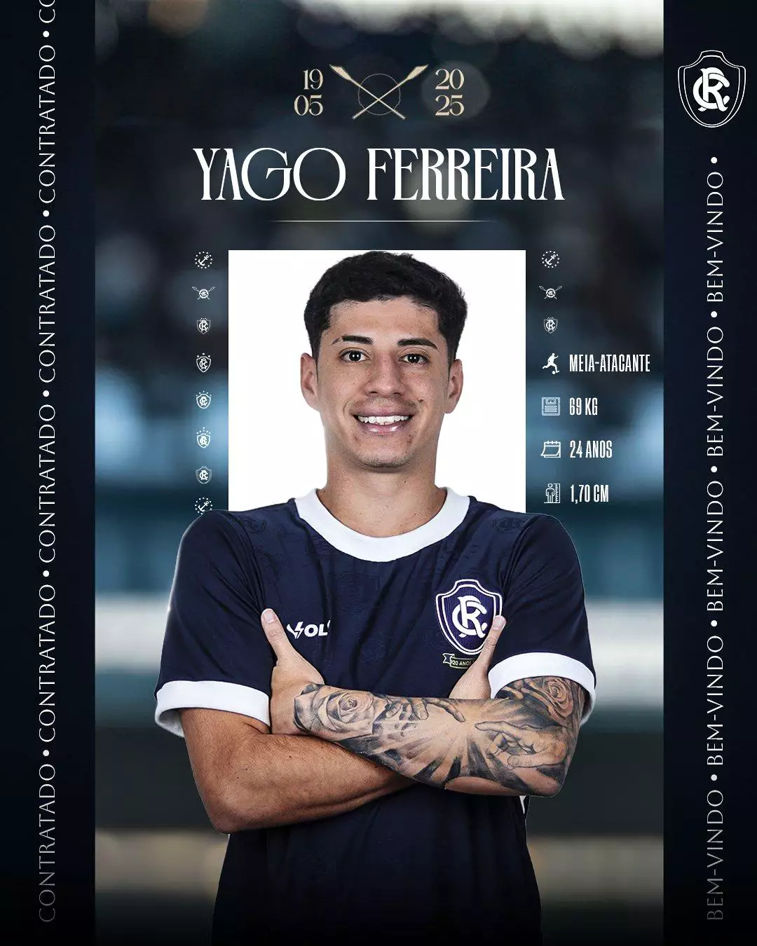 Remo Acelera Reforços para a Série B: Yago Ferreira Chega para o Meio-Campo