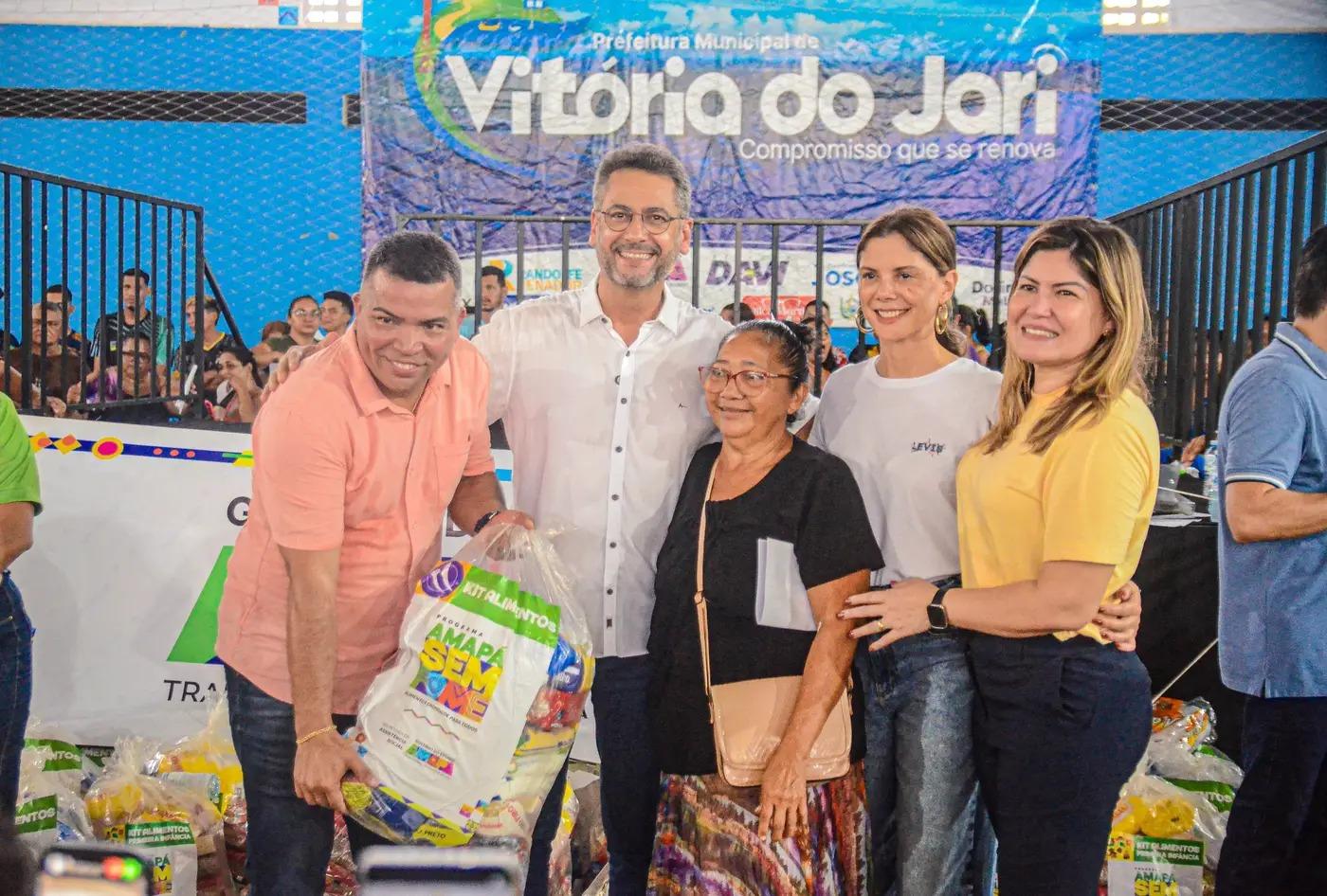 Vitória do Jari celebra 31 anos com pacote de obras e ações sociais do Governo do Amapá