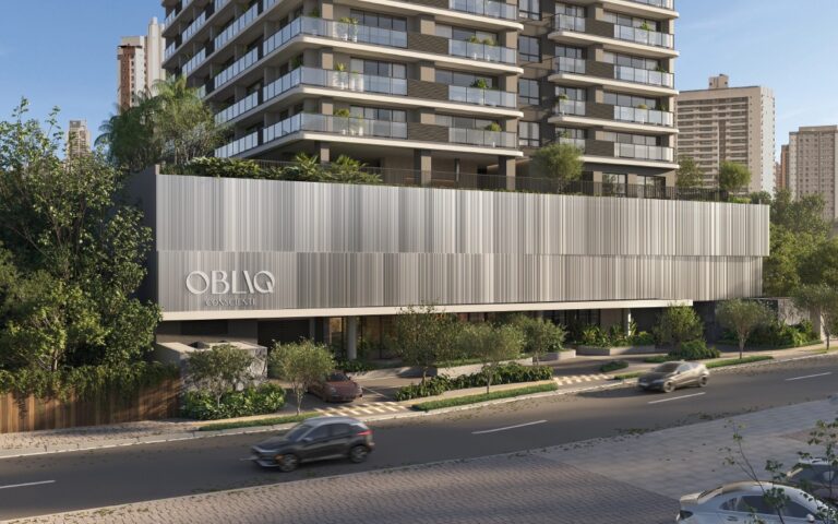 Obliq Consciente traz inovação no luxo urbano em Goiânia