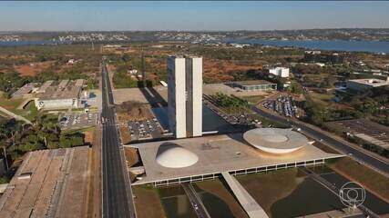 Marcha contra reforma administrativa em Brasília