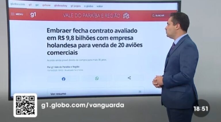 Embraer inaugura escritório na capital da Índia