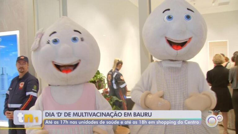 Campanha de multivacinação vai até fim de outubro em Bauru