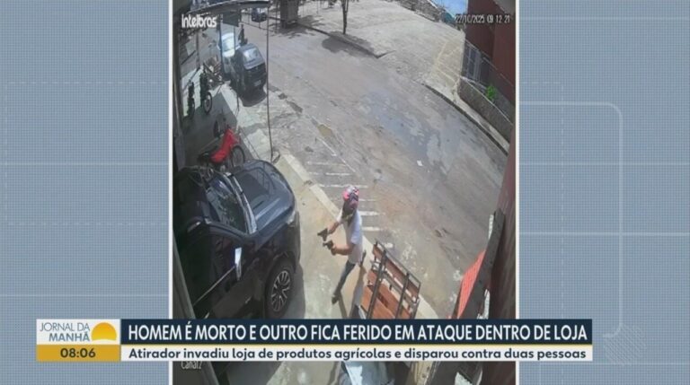 Homem é morto a tiros em ataque dentro de loja de produtos agrícolas na Bahia