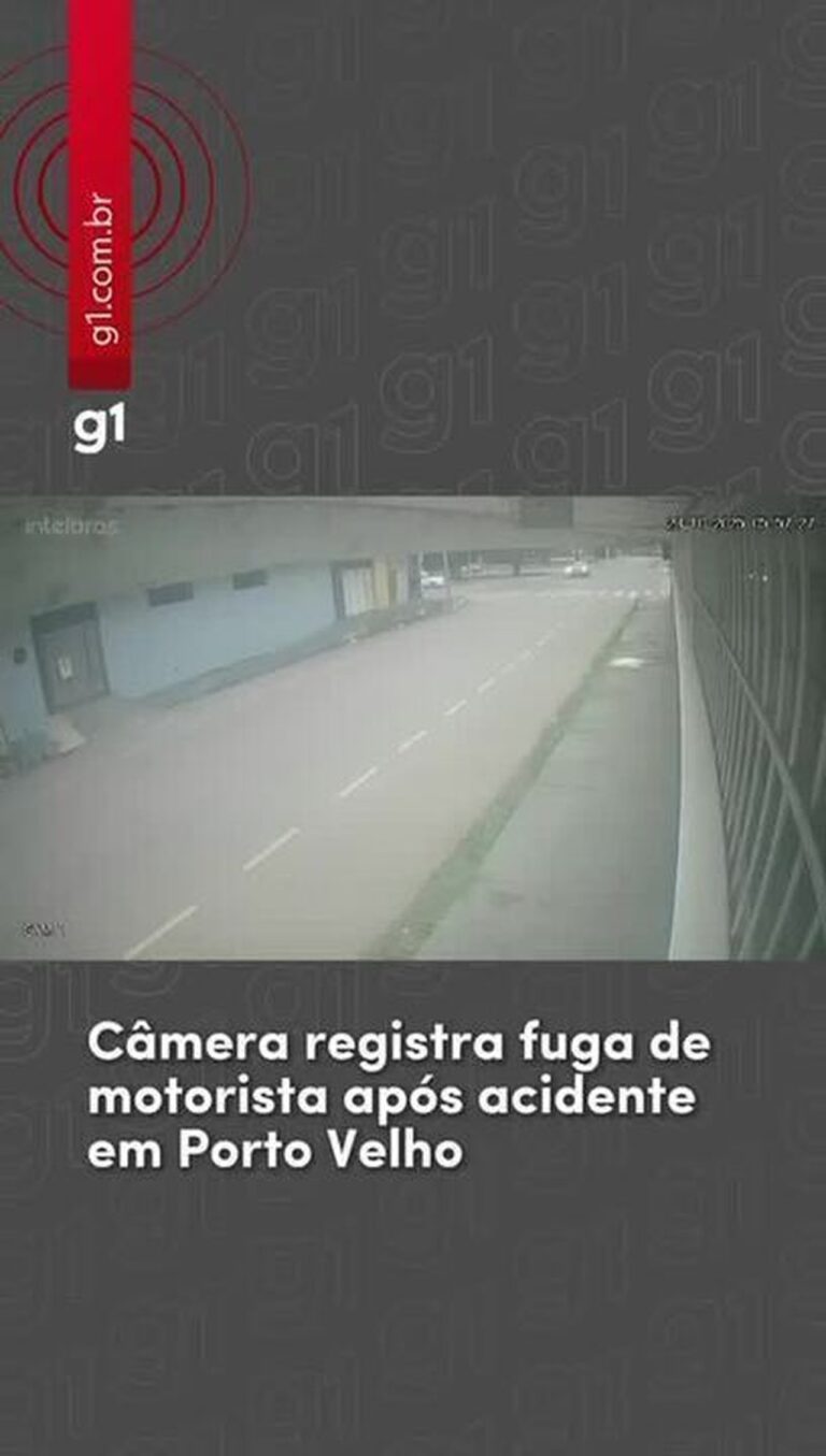 Motorista foge e é flagrado por câmeras em Porto Velho