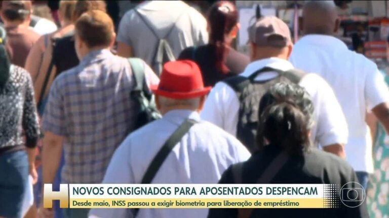 Valor de empréstimo consignado cai após biometria do INSS