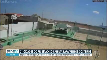 Ventos intensos e chuvas fora de época no RN em outubro de 2025