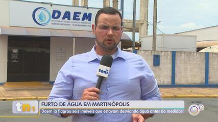 Martinópolis registra boletins contra moradores por furto de água
