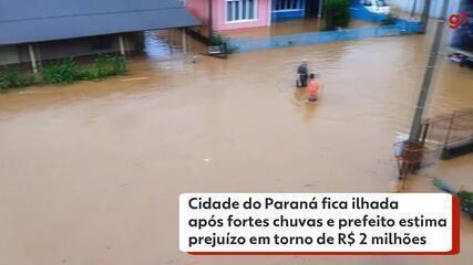 Estragos das tempestades no Paraná