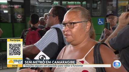 Metrô do Recife: Ramal Camaragibe segue sem funcionamento