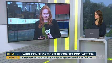 Morte de criança por infecção grave em Curitiba