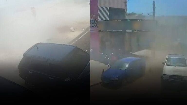 Ventania derruba mulher de moto e danifica tetos no Piauí