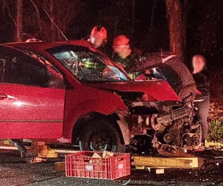 Acidente com 4 feridos na Rodovia Geraldo de Barros