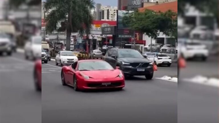 Carros de luxo tomam as ruas de Goiânia; veja!
