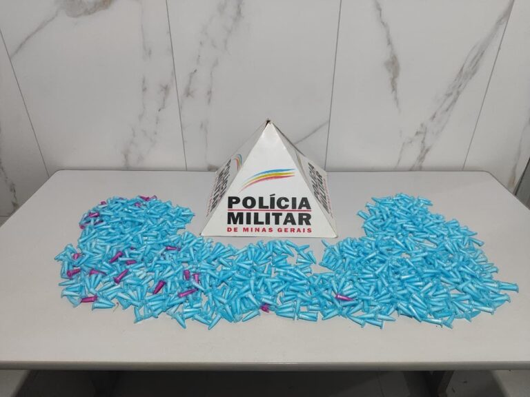 Sacola com quase mil pinos de cocaína é encontrada em área de mata