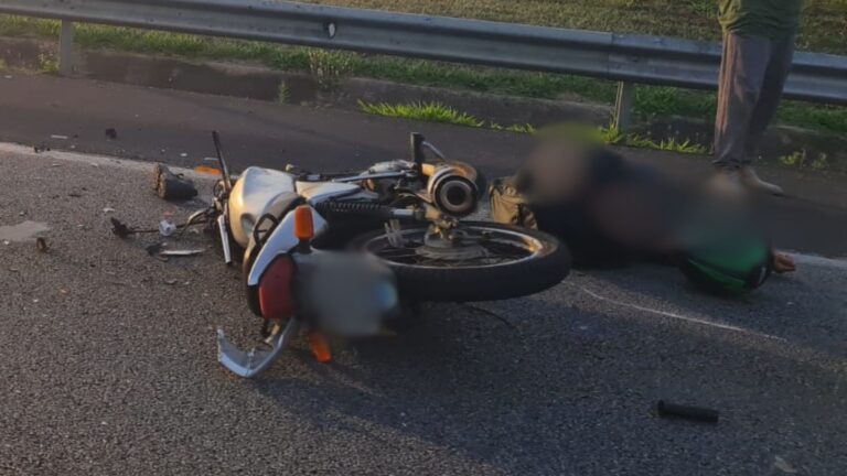 Motociclista fica gravemente ferido em acidente na rodovia de Sorocaba