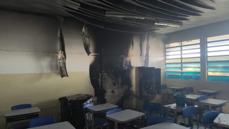 Incêndio em escola de Jundiaí atinge sala de aula