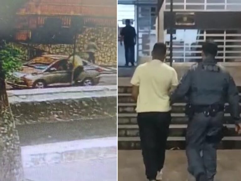 Homem rouba carro em Santos para 'voltar pra casa' e é preso pela PM em Cubatão