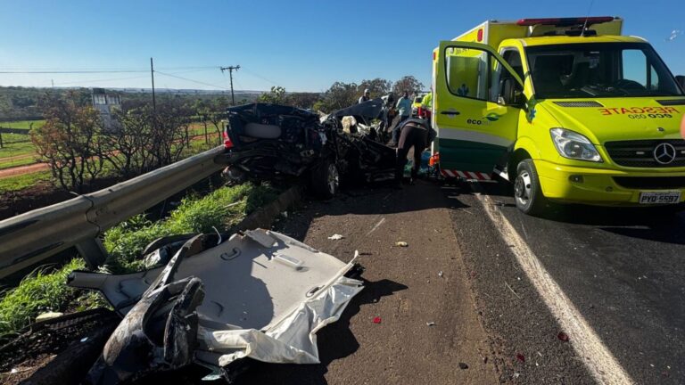 Acidente na BR-050 em Uberlândia deixa feridos
