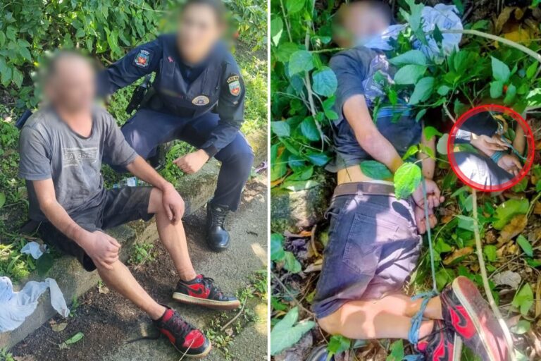 Idoso é resgatado após ser raptado e encontrado amarrado em mata em SP