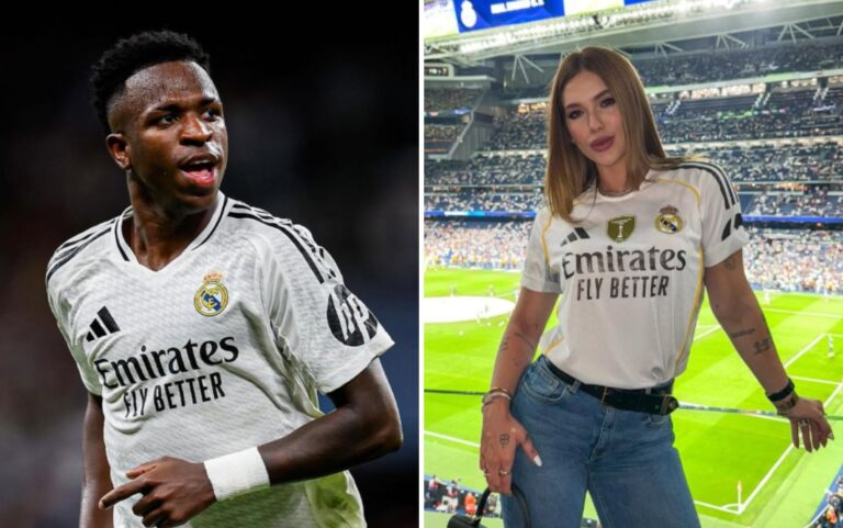 Vini Jr e Virginia compartilham momento em Mônaco