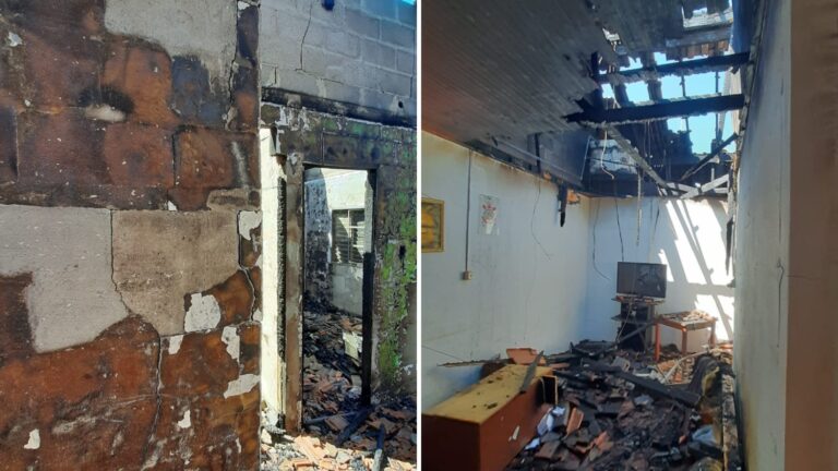 Incêndio atinge três casas em Ilha Solteira