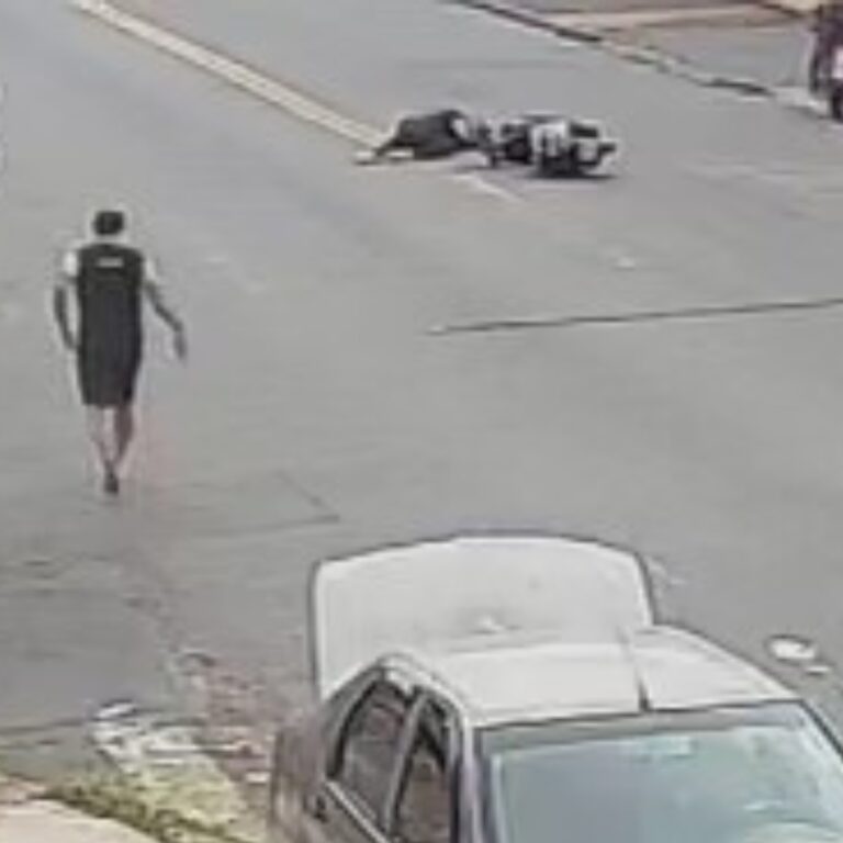 Motociclista ferida após se enroscar em fio solto em Campinas