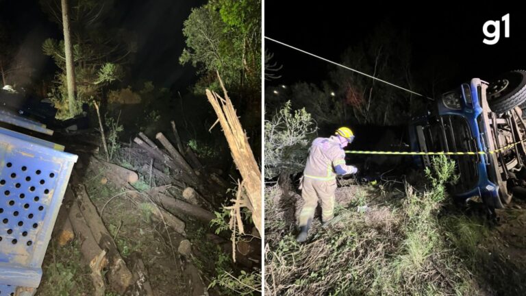 Acidente em Vacaria: madrasta e enteada morrem em tombamento