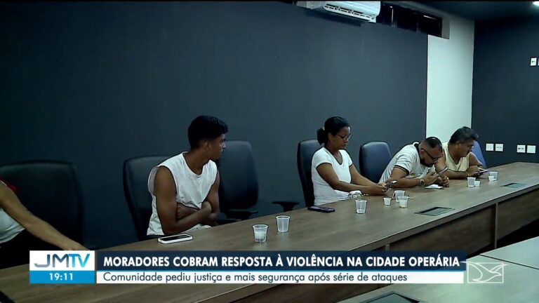 Moradores da Cidade Operária pedem mais segurança a secretário em São Luís
