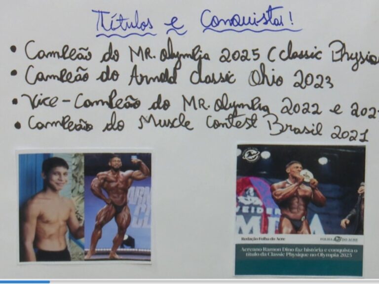 Alunos fazem homenagem ao atleta Ramon Dino no AC