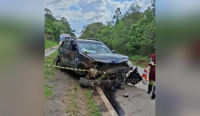 Acidente na SP-250 em Pilar do Sul deixa um morto