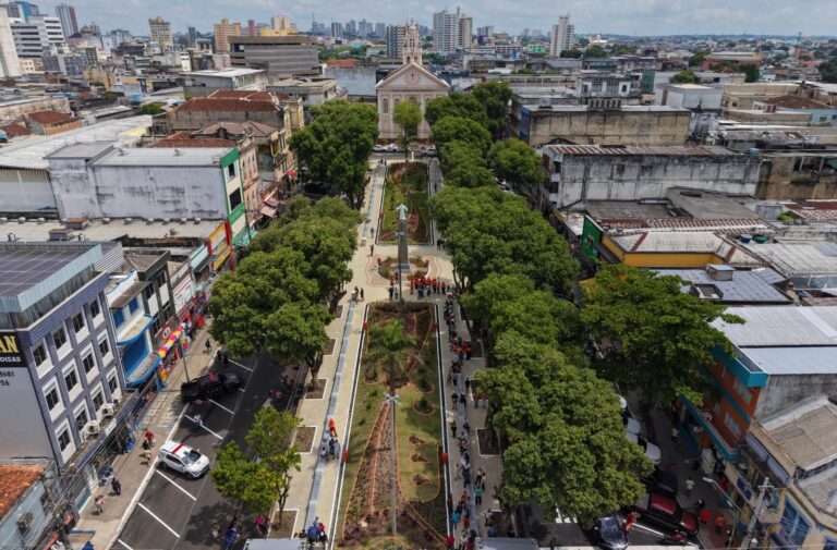 Manaus revitaliza Praça dos Remédios em seu 356º aniversário