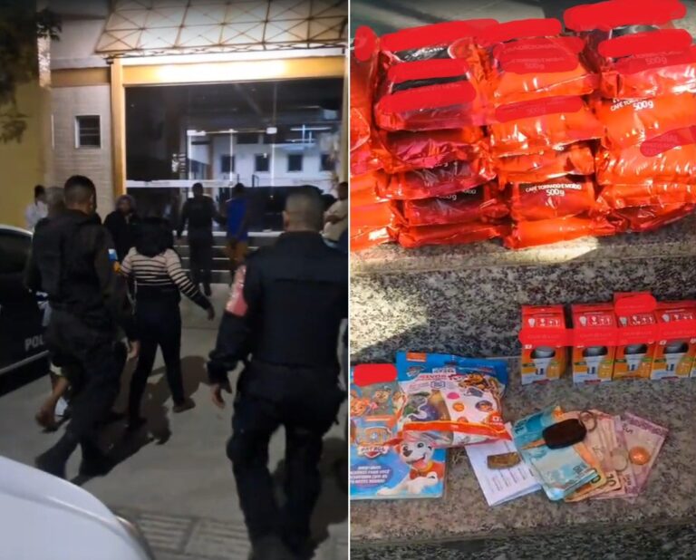 Mulheres são presas em Araruama por furto a supermercado