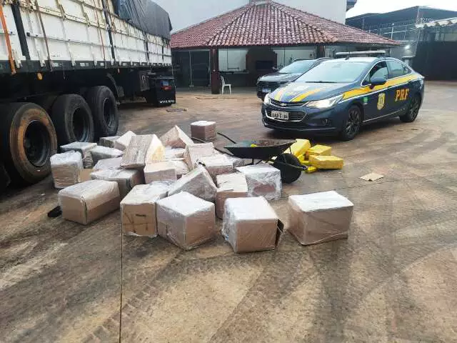 PRF Desmantela Esquema de Tráfico: Uma Tonelada de Maconha Oculta em Carga de Óleo Apreendida em MS